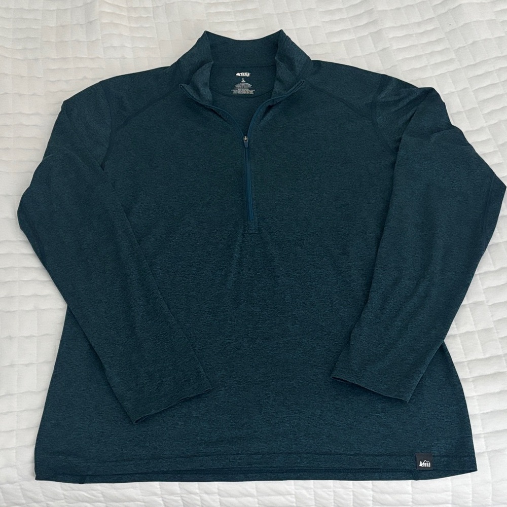 REI Men's Long Sleeve Shirt - Dark Teal
